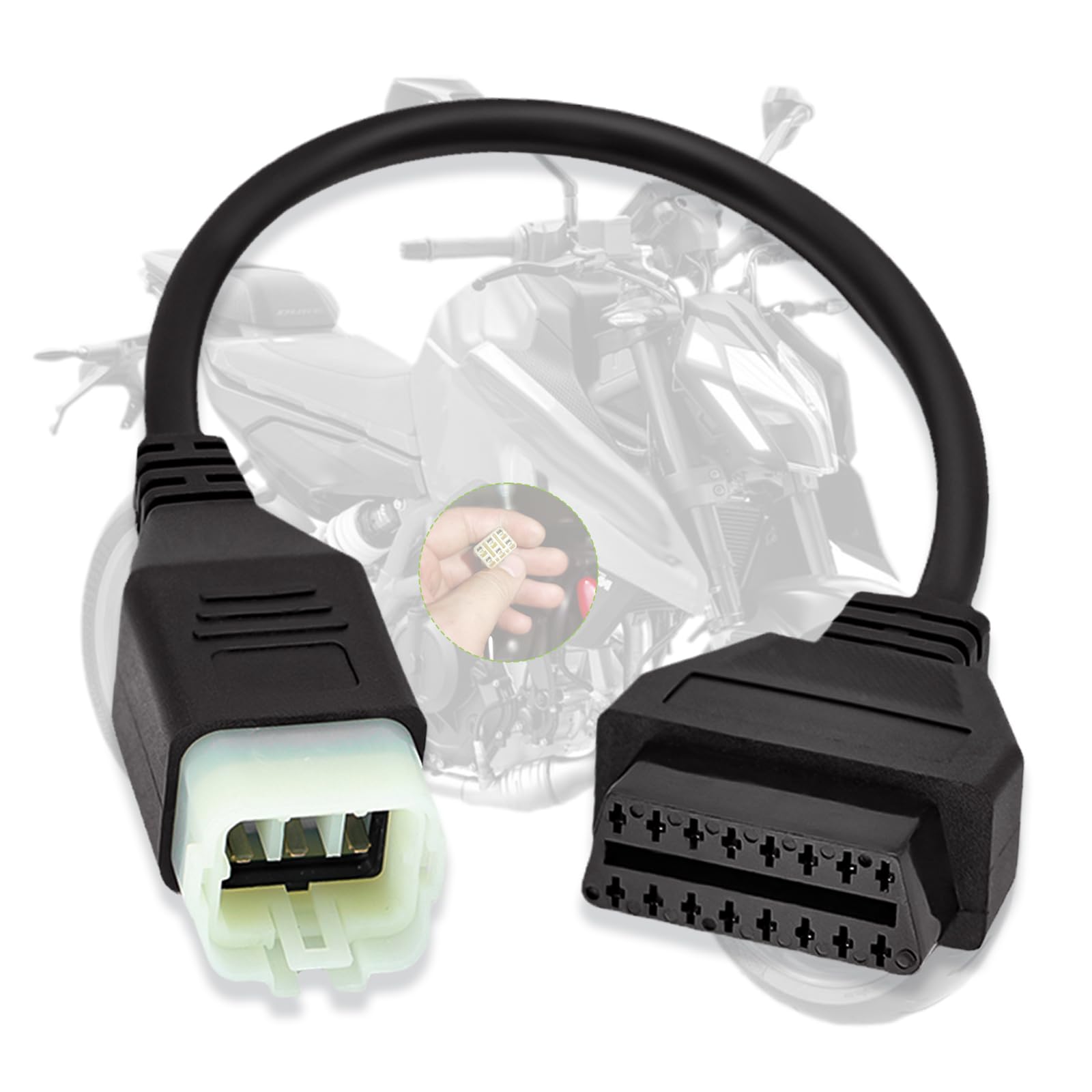 Amazon.co.jp: AMHTDOL OBD2アダプター KTM 6ピンから16ピンオートバイ